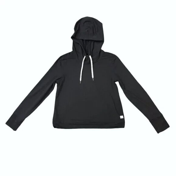 Vuori Halo Essential Hoodie in Black, Size Small - Picture 3 of 4